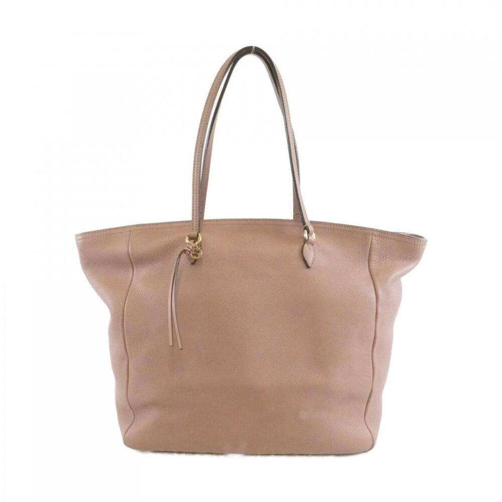 Gucci Bree tote bag rosy beige pink pebbled leather